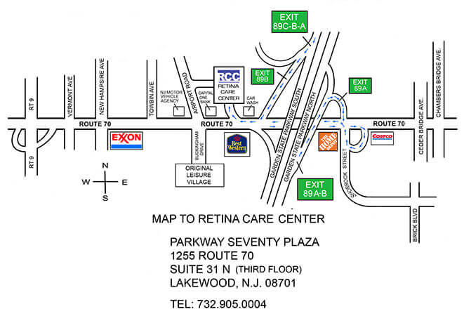 revised map of office location